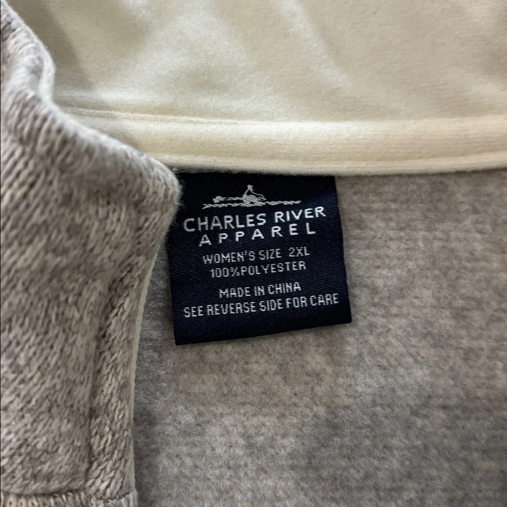 Charles River Michigan State Brugge  Quarter-Zip woman’s Sweatshirt size 2XL - Picture 5 of 5